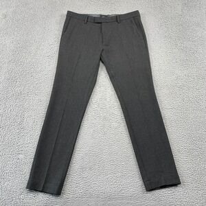 Hugo Boss Pants Mens 36R Gray Caleb-W Dress Pants Stretch Flat Front Slim Fit
